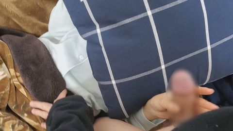 #ショートな**大生にお泊りデートでイタズラして生セックス