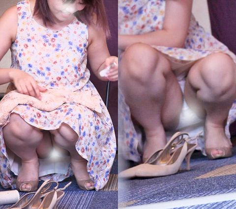 アルバイトちゃんがしゃがみパンチラで男をシコらせに来るんだが