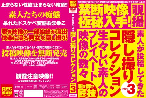 素人が投稿してきた****コレクション　生々しい素人プライベート映像の数々　Part.３　素人９名　前編