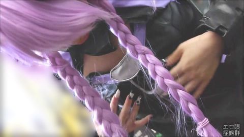 コスプレ会場PANIC★囲まれた鬼くいこみレイヤー 09[肛門シワに自ら気づき慌てる様*］
