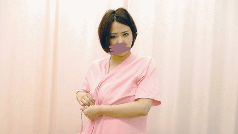 乳房の自己検診（セルフチェック指導）の様*　乳腺外来保管映像B（超高画質）