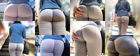 【デカ尻お*さんの街歩き】☆わがまま尻再び現る!!!