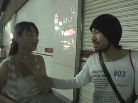 繁華街で潰れているギャルを拉〇！すすきの三人目リク