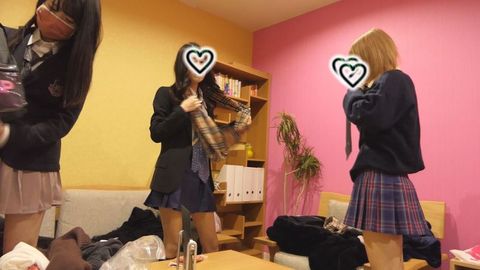 控室お着替え**『CS怖い系ドラマ演者』