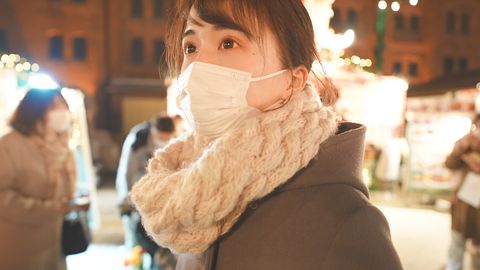 木内さんとみなとみらいでXmasデート（私服エッチ＆サンタさんコスエッチ）【木内（21歳）7回目】