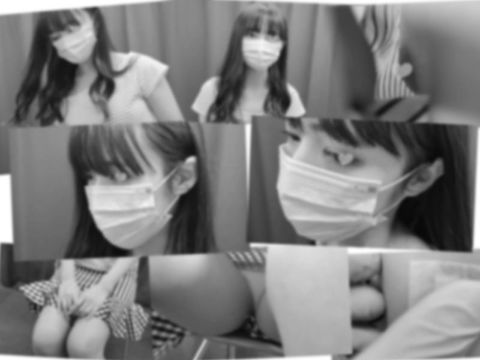 【ワクチン接種】橋本環奈似の黒髪ロングなお*さん【胸チラ・パンチラ】
