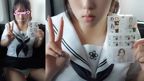 【個人撮影】にぃ散歩02～制服プリごっくん・トイレごっくん【絶滅系黒髪**のお散歩ごっくん】