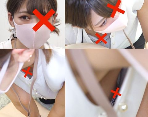 【胸チラ】救命講習中*建築会社の事務員さん、他2名