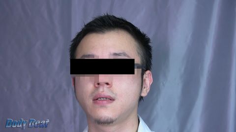 顔射でマーキング！！エリートリーマンが濃厚白濁汁をイケメンゴーグルマンの顔面にぶちまける！！