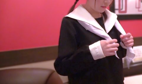 【スク水＆制服×貧乳**】びしょ濡れの**マ〇コに種付けセックス。