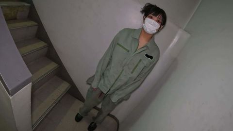 女工員セクハラ01（工場長が美人工員を呼び出し性的に弄ぶ）