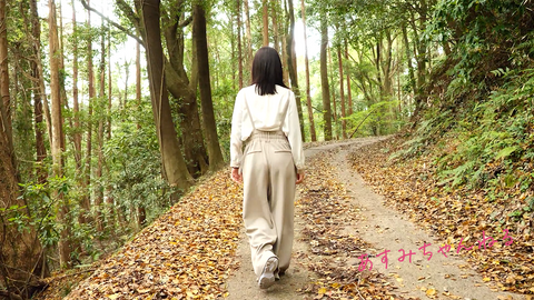【全裸歩行】初夏の山道を全裸で歩いて森林浴♪