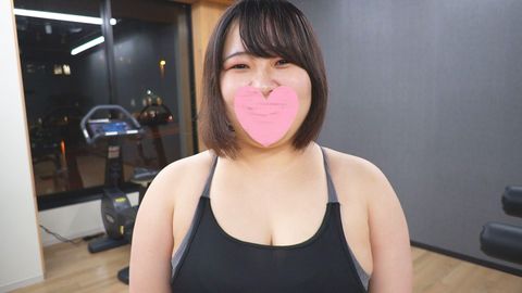 【無修正】ダイエット**あんずちゃん(24)とジムレッスン♪言われるがままストレッチからのナマ中出し！！！※顔出しレビュー特典あり