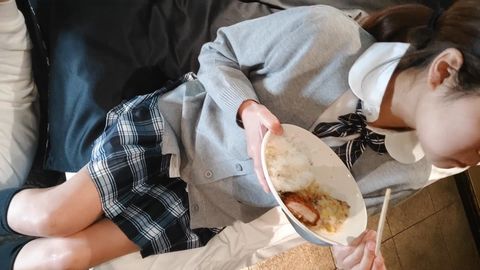 めいちゃんの顔面足置き台になった男　ソックス編