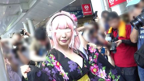 【HD】動画禁止コスイベに一眼カメラの動画機能で潜入37[この日話題の3チーム選別映像］