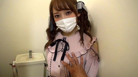 個撮)ガーリー系**【ジライぴえん】根元までズッポリピストン！大きな瞳で見つめてフェラチオしてあげる【口内発射】