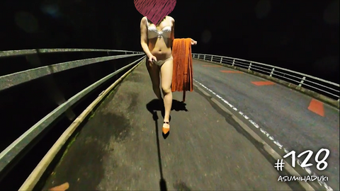 【あすみちゃんねる裏】『①カラーコーンでオナニー』『②車に見られまくりのおしがま下着歩行→オナニー→おしxx』