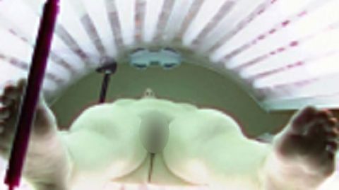 ヨーロッパの某国の日焼けサロン★ヨーロピアン美女の全裸を完全撮影54