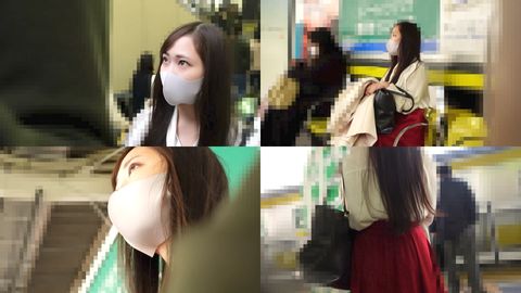 【電車***#10】《清楚美巨乳》清楚なお*さんは巨乳を揉みしだかれて悶絶絶頂？！太ももを伝わる程の車内大量中出し