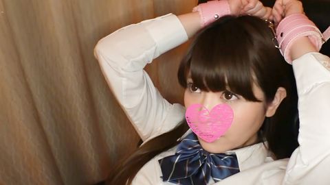 【個撮】#7 体操部Gカップ**18歳 手枷で電マ攻め 気持ちヨすぎてヨダレを垂らしてデかちんおしゃぶり