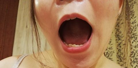【素人**大生】20歳ぽっちゃり素人**のう〇こ口臭を測定チェック＆主観口臭嗅がせ【果たして結果は?】