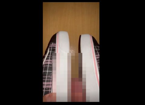 作品No.1【靴****】TちゃんのVANSスニーカーに****
