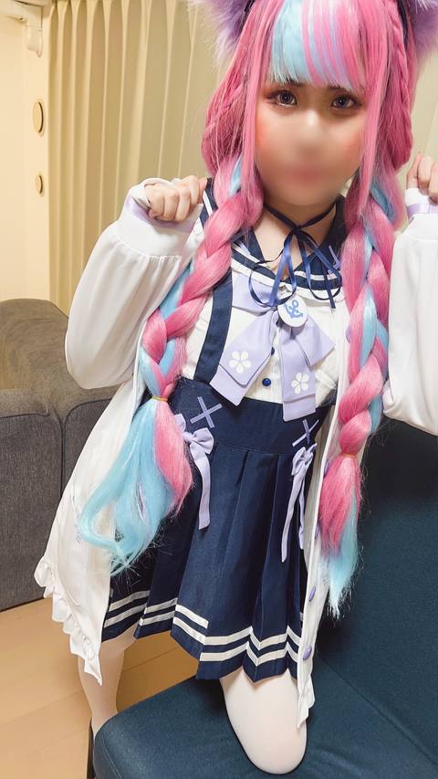 ホ**イブ所属【Vtuber】湊あく〇レアコスに大興奮の童貞くん堪らず騎乗位・筆おろし※特濃精*ごっくん特典