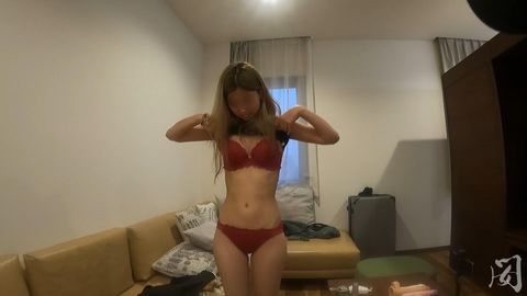 【レビュー特典付】バックで突かれて彼氏に「ごめんねぇっ」と叫んじゃう♡食事のみの*が家庭の事情で本気SEX！イラマで涙をこぼしバックでイかされ痙攣！