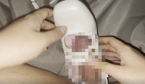 作品No.6【靴****】白フォーマルlo靴に****