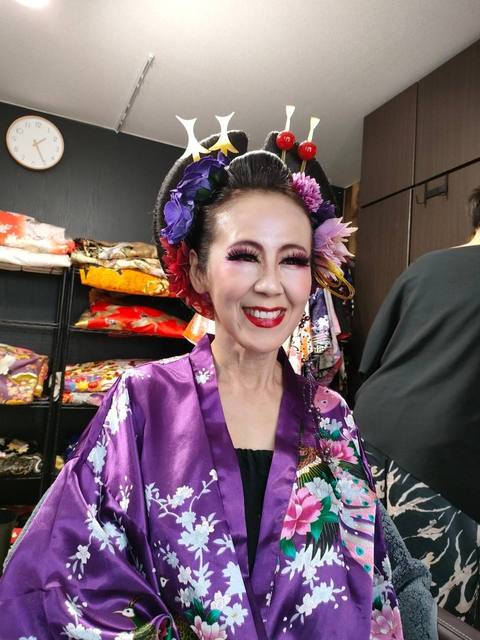 2022 年 夏、姫野舞*の「花 魁」変幻