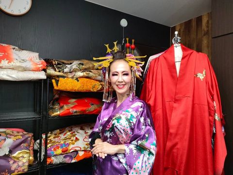 2022 年 夏、姫野舞*の「花 魁」変幻
