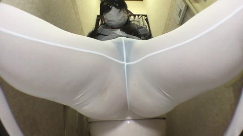♡スケパンOL♡自宅でオナニー♡ケツ穴くぱぁ♡