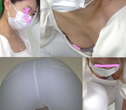 【ゴルフレッスン中*】エロ乳**さんの突き出したデカ尻食い込み＆ハミ毛を****！！