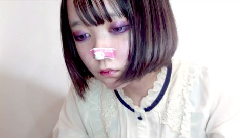 (無)【個撮】黒衣の天使クリクリのおめめで見つめてフェラチオ【4K画質】❤❤❤