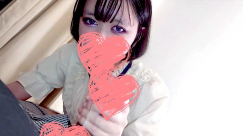 (無)【個撮】黒衣の天使クリクリのおめめで見つめてフェラチオ【4K画質】❤❤❤