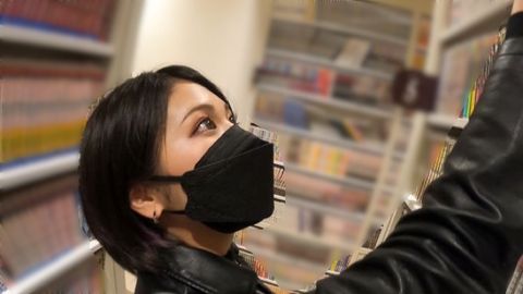 ☆Gカップ美女☆ネカフェ中出しSEX☆まったり過ごしてましたが欲望に負けて性行為☆