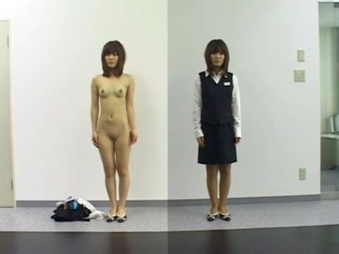 【ヌード】OLさんがパンストもブラもパンティも脱いだらおっぱいとマン毛とマ○コがあった～♪♪♪