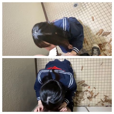 ****❗️レビュー特典付。公園にいた***2人組に声かけて、片方の*を公衆トOレに連れ込んで中出しできたw