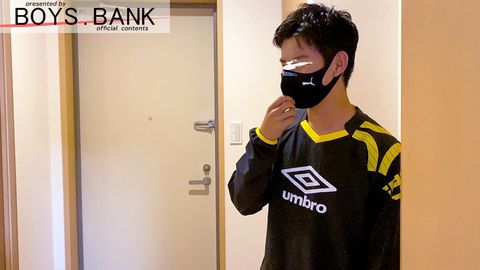 【モニタリンG】CASE:29腹斜筋バッキバキ!!フットサル男*のビクビク固マラがエロ過ぎる!!