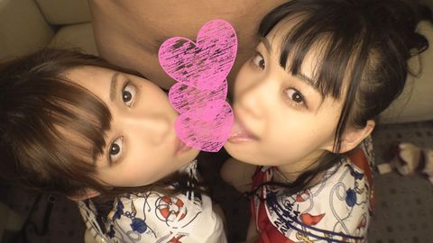 【個人撮影】ヤバ可愛！ロ●●リちびっこ★のん＆みーちゃん★彼氏を交換しながら仲良し中出しおせっせ♡