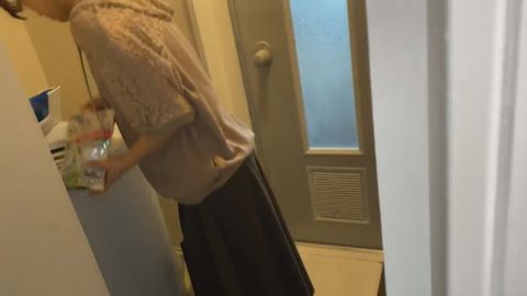 【個人】新居の洗面所で後ろから汚され、リビングで再び中出しされる新妻