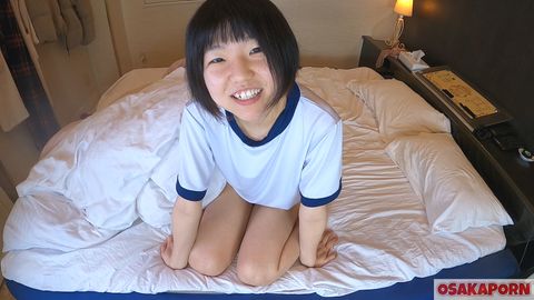 素朴系素人 体操服で中出しSEX 愛液で染みたブルマ 個人撮影 ハメ撮り オリジナル ゆい 6 OSAKAPORN
