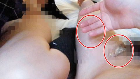 中には出さないで・・涙【****】巨乳Fカップ**大生に顔や鼻を舐めさせたりイラマさせたりと変態プレイを楽しみ、危険日に中出しして孕ませる