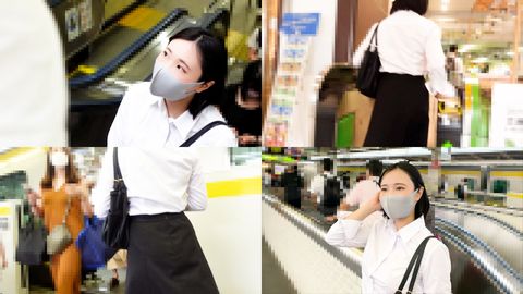 【電車***#029】《某保険会社OL!?》黒髪清楚で優等生風なOLちゃんを地獄に突き落とすｗ