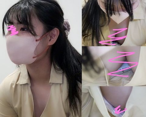 【陶芸体験中の胸チラ】＃43 アイドル系でＥカップ巨乳**大生ちゃん+２名おねえさん