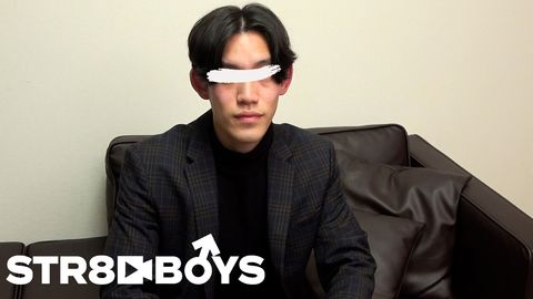 【FIRST TAKE〜面接編〜】スジ筋逆三美ボディの韓流系うす顔社会人25歳が初の雄攻めにうっとり…「気持ちいい...」