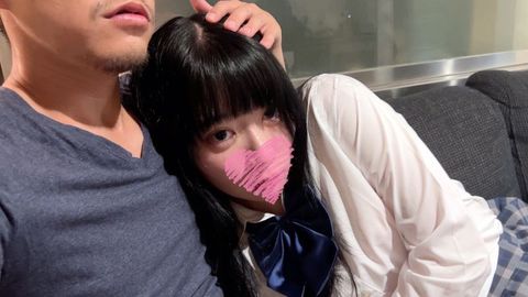 【個人撮影】ぱっつん前髪の清楚系ビッチちゃんと生ハメ_ピル無しで膣奥に中出し※妊娠確定的