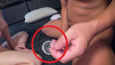 【グラドル**彼女】お小遣いに釣られてやってきた20代男女❤リアルＳＥＸ 撮らせていただきました。SEX自慢の彼氏のAVピストンで愛のゴム中出し♥【特典→彼前で巨根喘ぐ彼女、中出し】