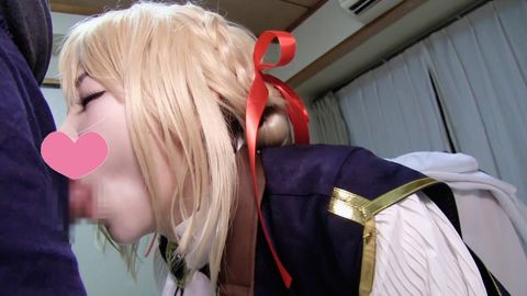 【プライベート映像】容姿端麗K-pop系コスプレイヤーの唾液たっぷりフェラ＆手コキ