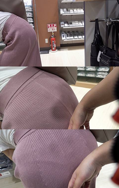 美人妻さんの神乳！駐輪場で●恥プレイ♪【おっぱい**】